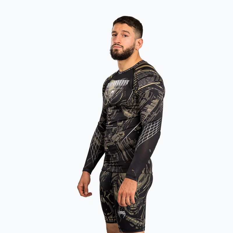 Rashguard longsleeve męski Venum Invader black/sand 4