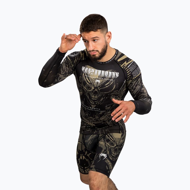 Rashguard longsleeve męski Venum Invader black/sand 5
