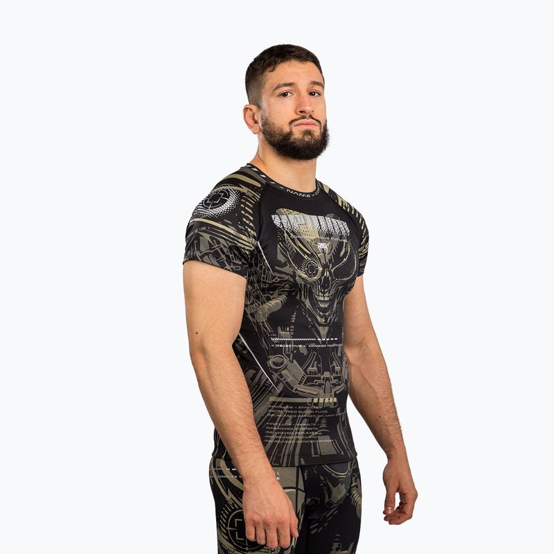 Rashguard męski Venum Invander black/sand 3
