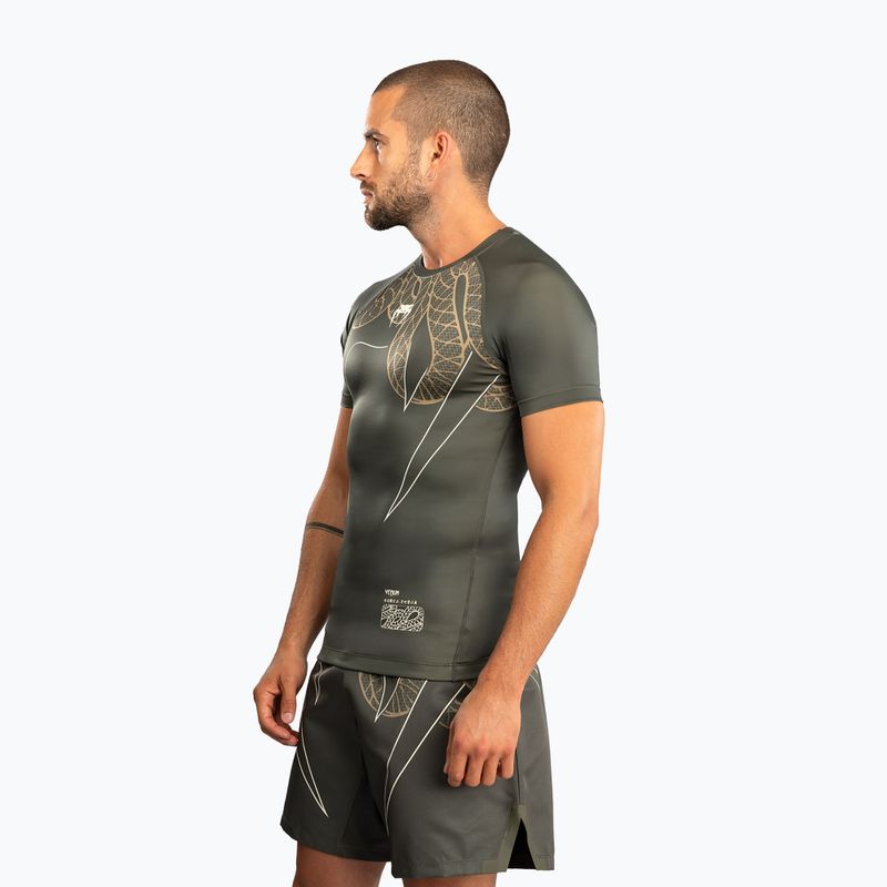 Rashguard męski Venum Serpenti Rashguards kaki/bronze/ivory 4