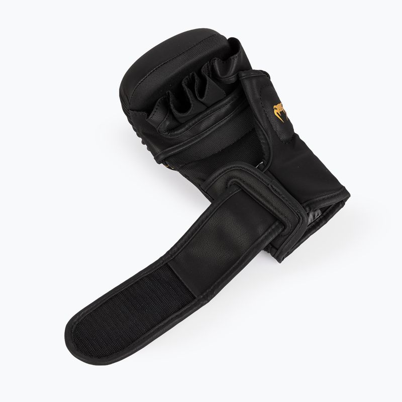Rękawice bokserskie Venum Serpenti Sparring black/silver/gold 5