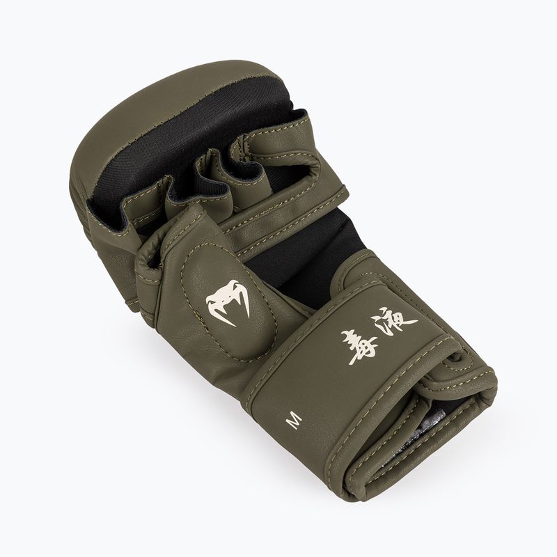 Rękawice bokserskie Venum Serpenti Sparring khaki/bronze/ivory 4