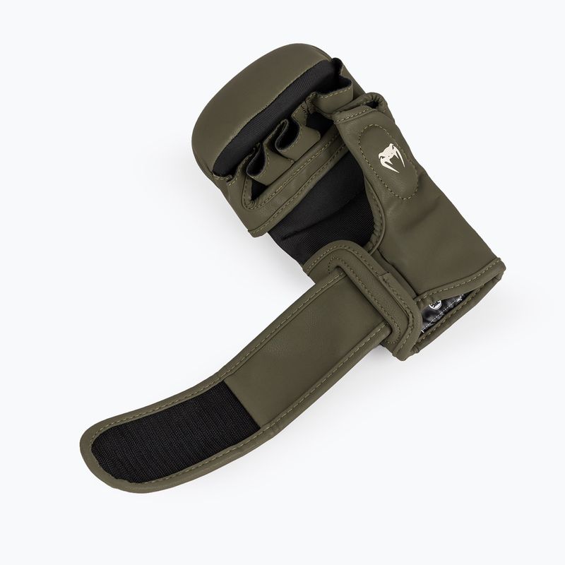 Rękawice bokserskie Venum Serpenti Sparring khaki/bronze/ivory 5