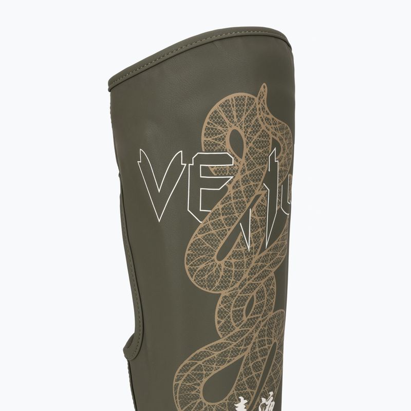 Ochraniacze piszczeli i stóp Venum Serpenti khaki/bronze/ivory 6