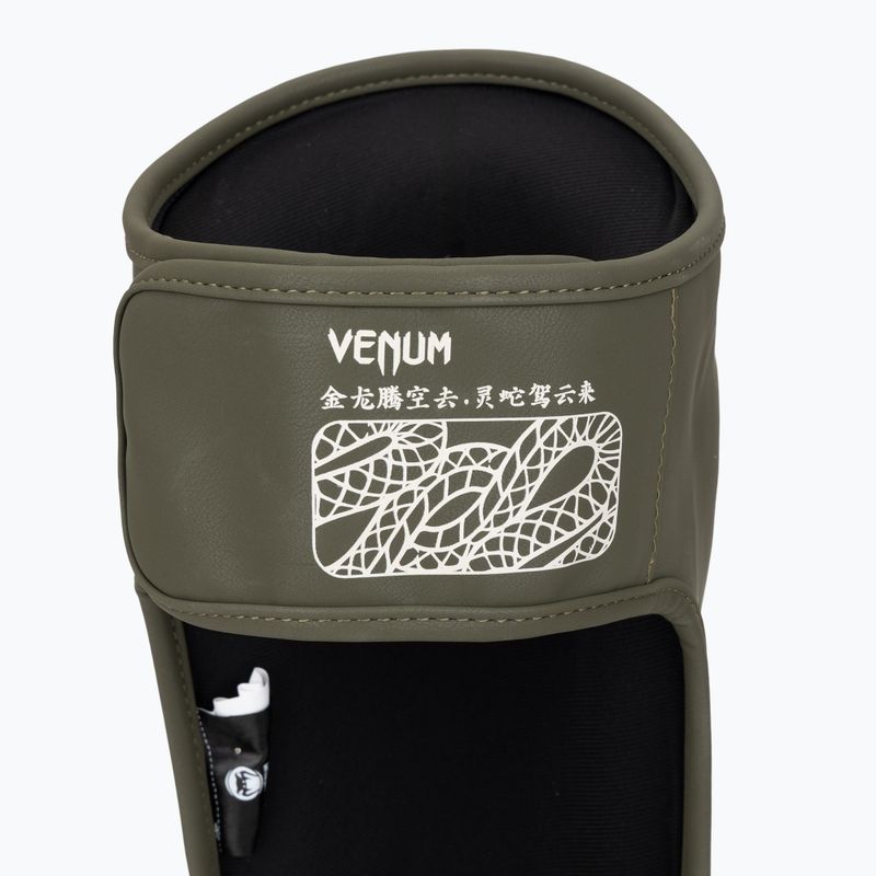 Ochraniacze piszczeli i stóp Venum Serpenti khaki/bronze/ivory 7