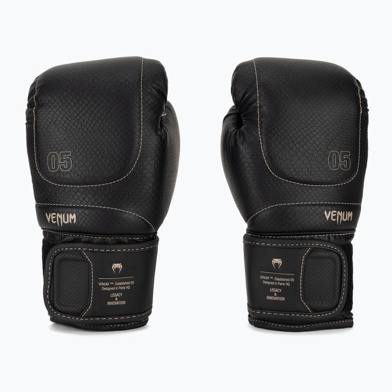 Rękawice bokserskie Venum Impact Evo Scales Boxing black 2