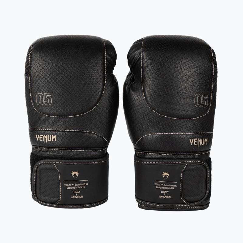 Rękawice bokserskie Venum Impact Evo Scales Boxing black 2