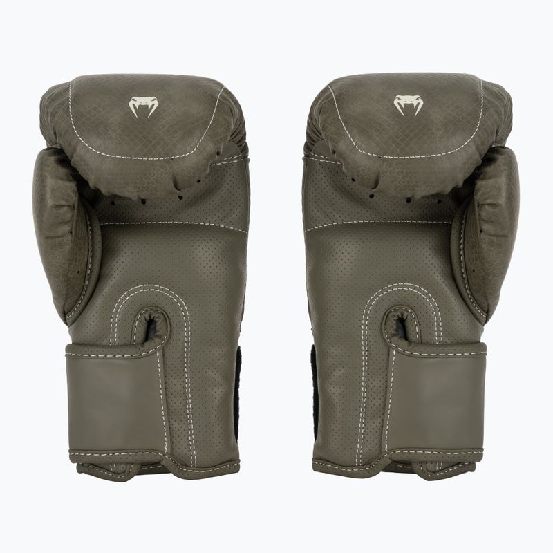 Rękawice bokserskie Venum Impact Evo Scales Boxing army green 3