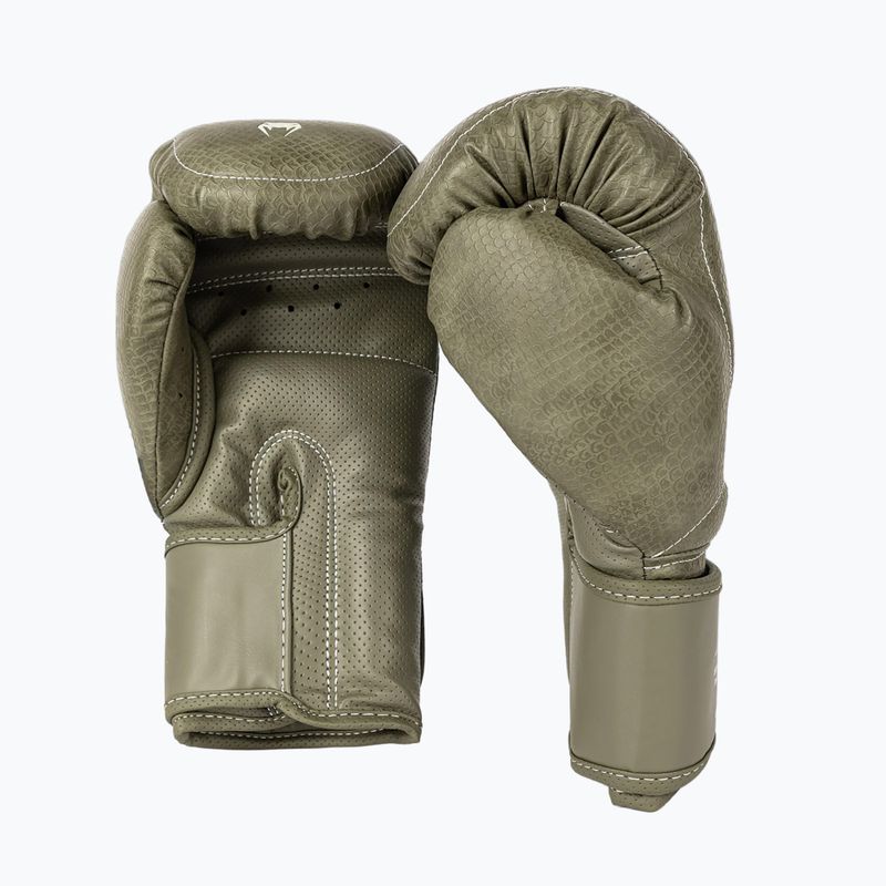 Rękawice bokserskie Venum Impact Evo Scales Boxing army green 4