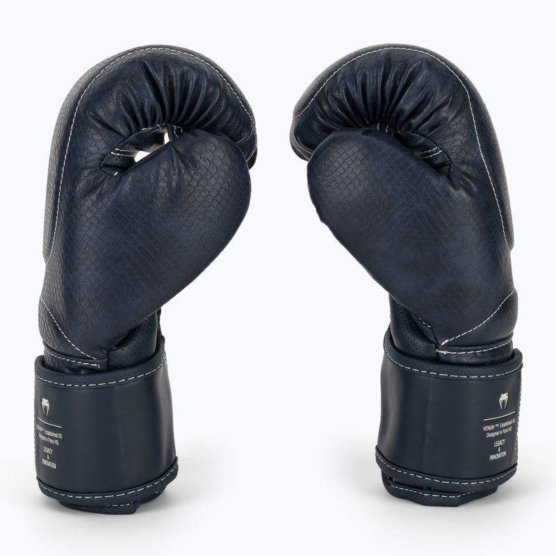 Rękawice bokserskie Venum Impact Evo Scales Boxing midnight blue 4