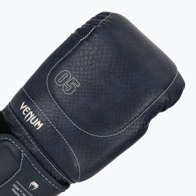 Rękawice bokserskie Venum Impact Evo Scales Boxing midnight blue 5