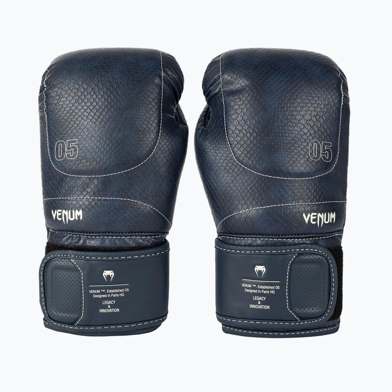 Rękawice bokserskie Venum Impact Evo Scales Boxing midnight blue 2