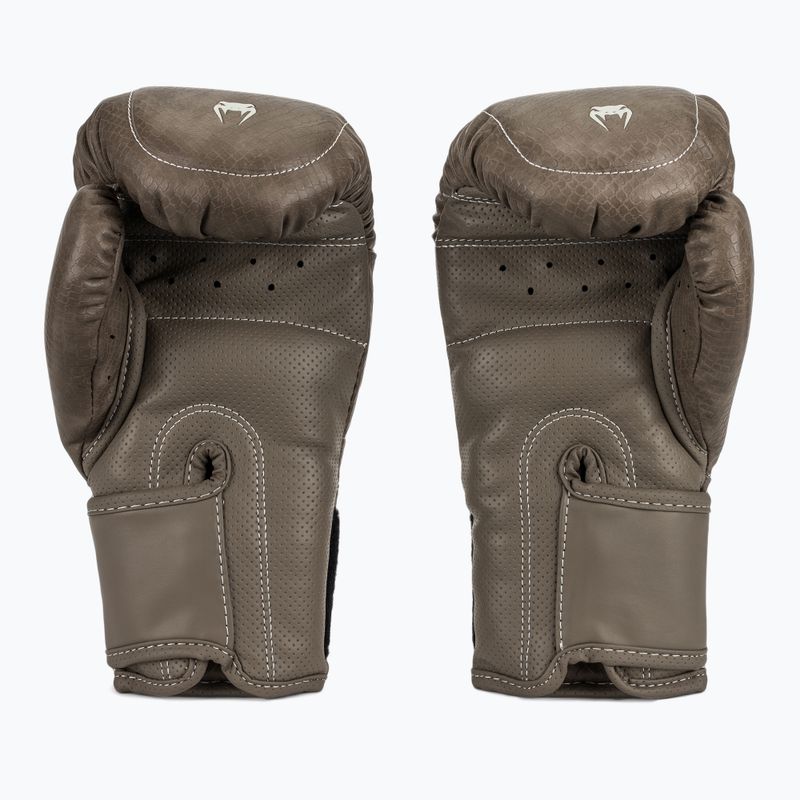 Rękawice bokserskie Venum Impact Evo Scales Boxing brown 3