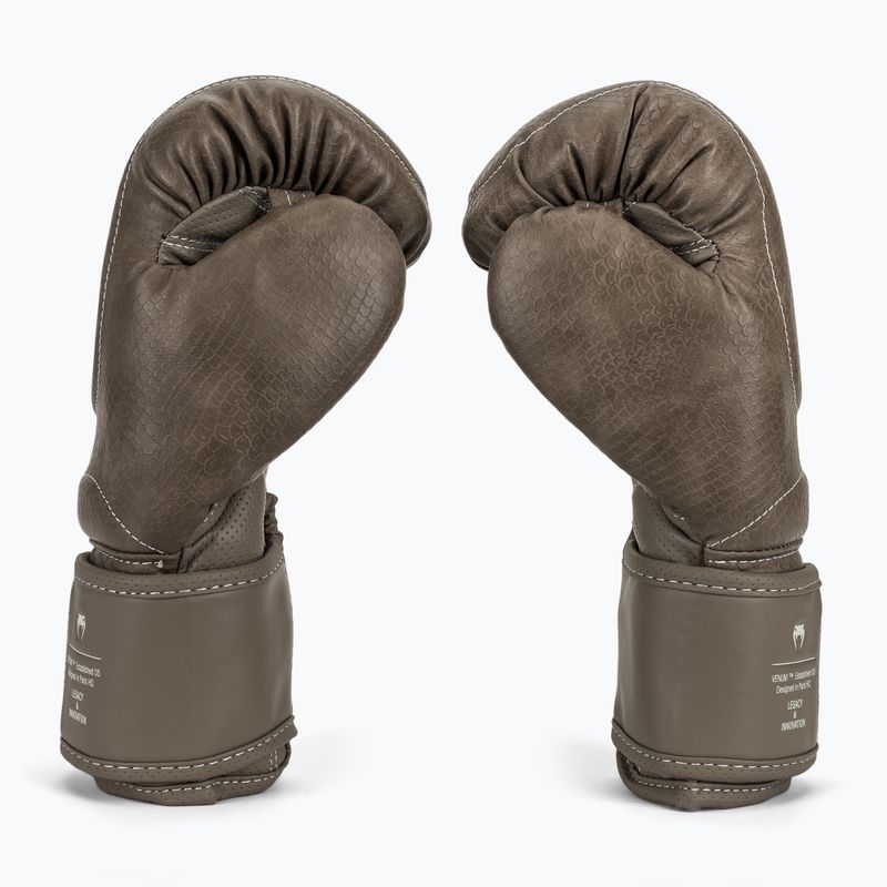 Rękawice bokserskie Venum Impact Evo Scales Boxing brown 4