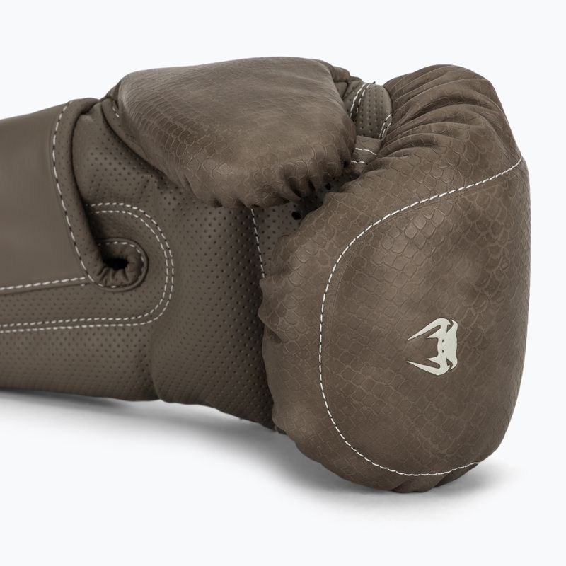 Rękawice bokserskie Venum Impact Evo Scales Boxing brown 5