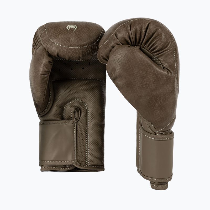Rękawice bokserskie Venum Impact Evo Scales Boxing brown 3