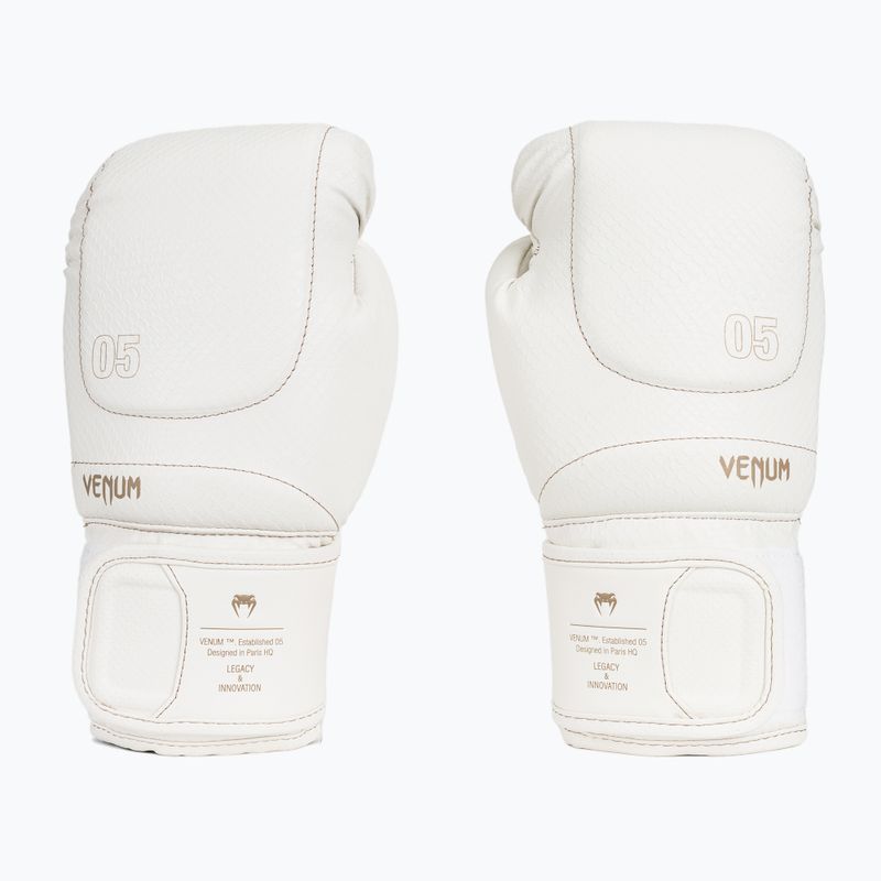 Rękawice bokserskie Venum Impact Evo Scales Boxing ivory 2