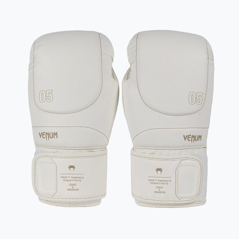 Rękawice bokserskie Venum Impact Evo Scales Boxing ivory 2