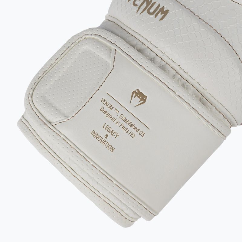 Rękawice bokserskie Venum Impact Evo Scales Boxing ivory 7