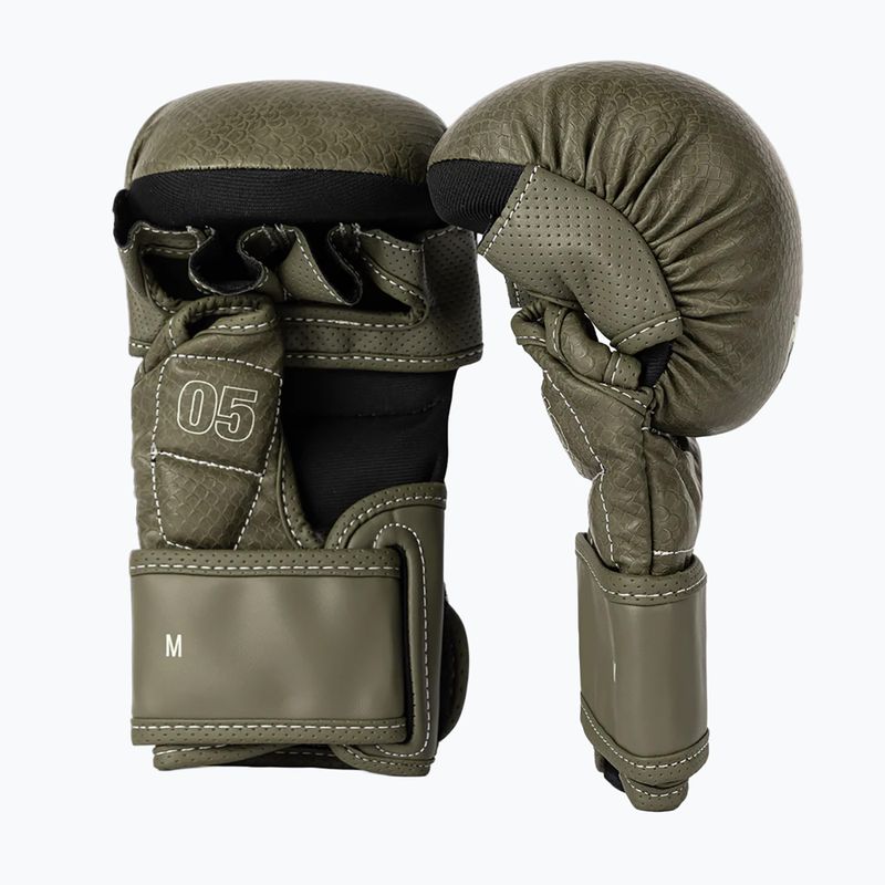 Rękawice sparringowe MMA Venum Impact Evo Scales MMA army green 2