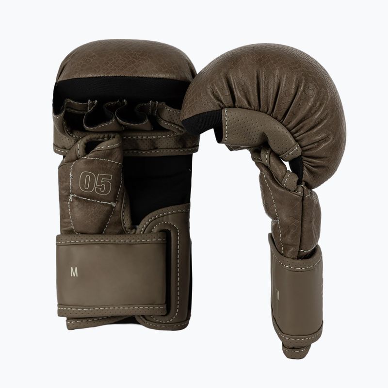 Rękawice sparringowe MMA Venum Impact Evo Scales MMA brown 4