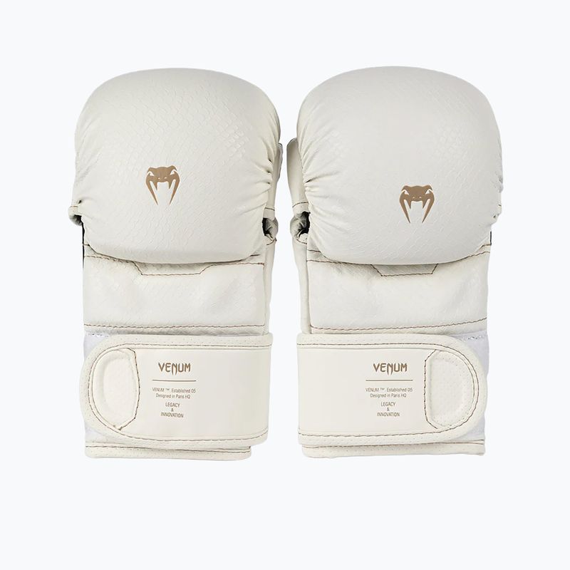 Rękawice sparringowe MMA Venum Impact Evo Scales MMA ivory