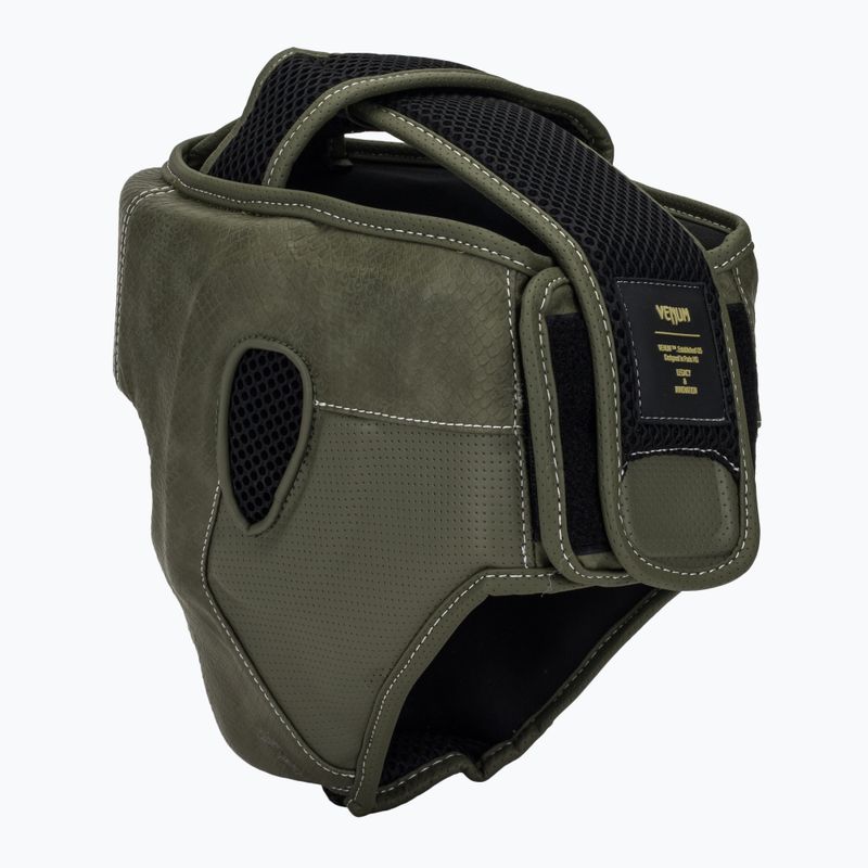 Kask bokserski Venum Impact Evo Scales Headgear army green 3
