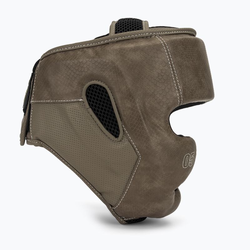Kask bokserski Venum Impact Evo Scales Headgear brown 2