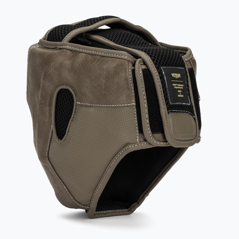 Kask bokserski Venum Impact Evo Scales Headgear brown 3
