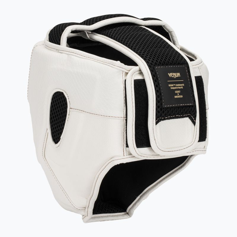 Kask bokserski Venum Impact Evo Scales Headgear ivory 3