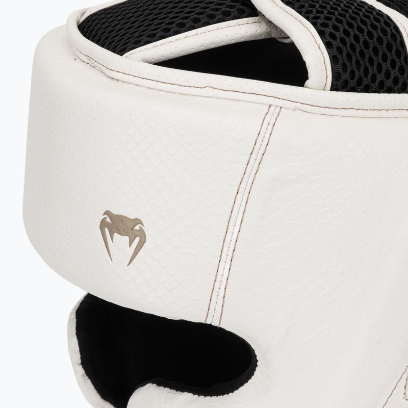 Kask bokserski Venum Impact Evo Scales Headgear ivory 4