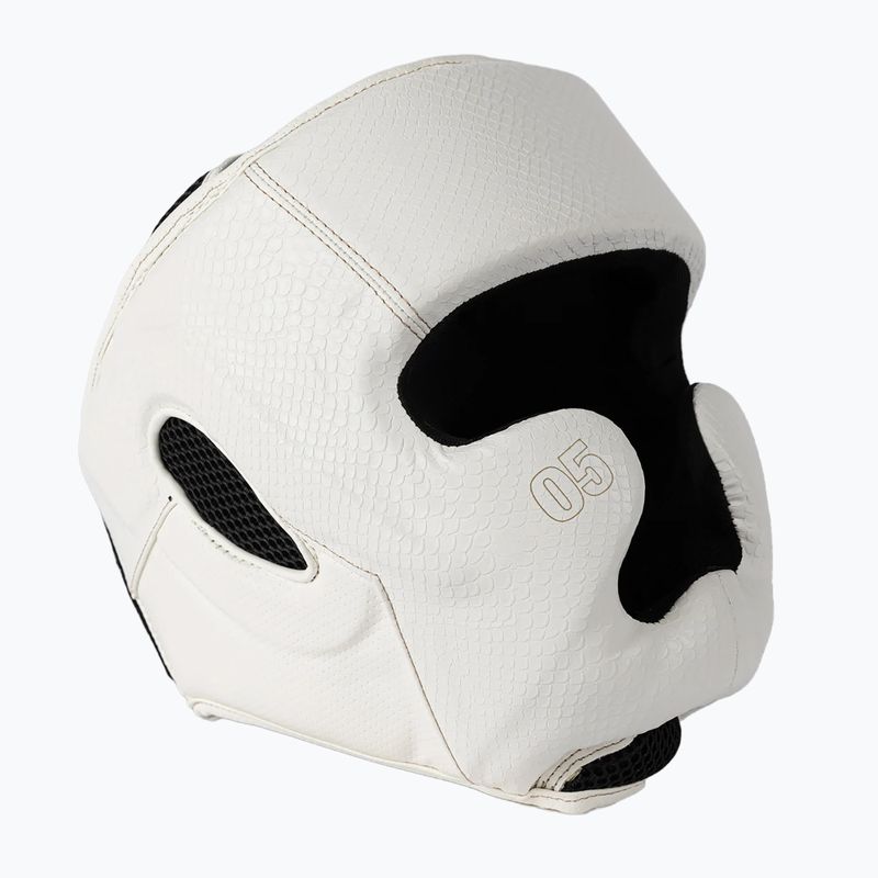 Kask bokserski Venum Impact Evo Scales Headgear ivory 2
