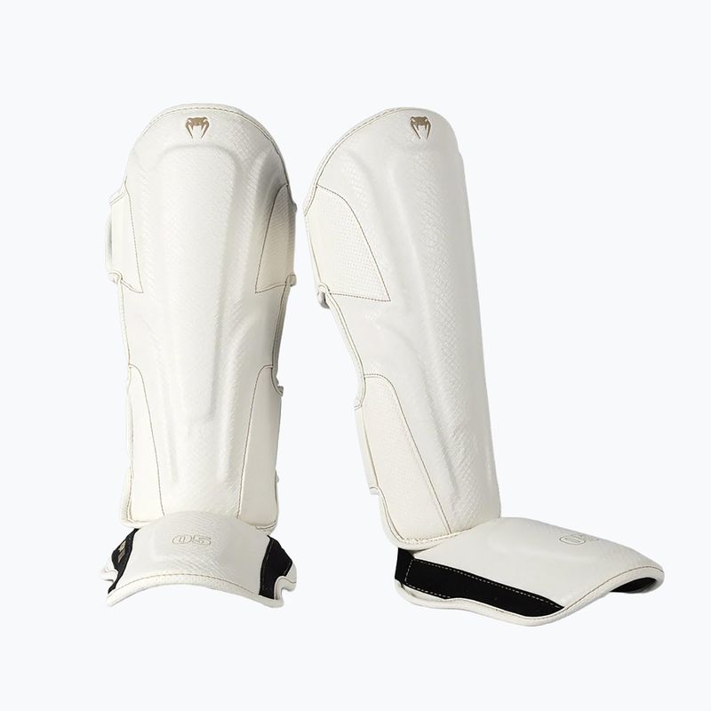 Ochraniacze do piszczeli i stóp Venum Impact Evo Scales Shinguards ivory 2