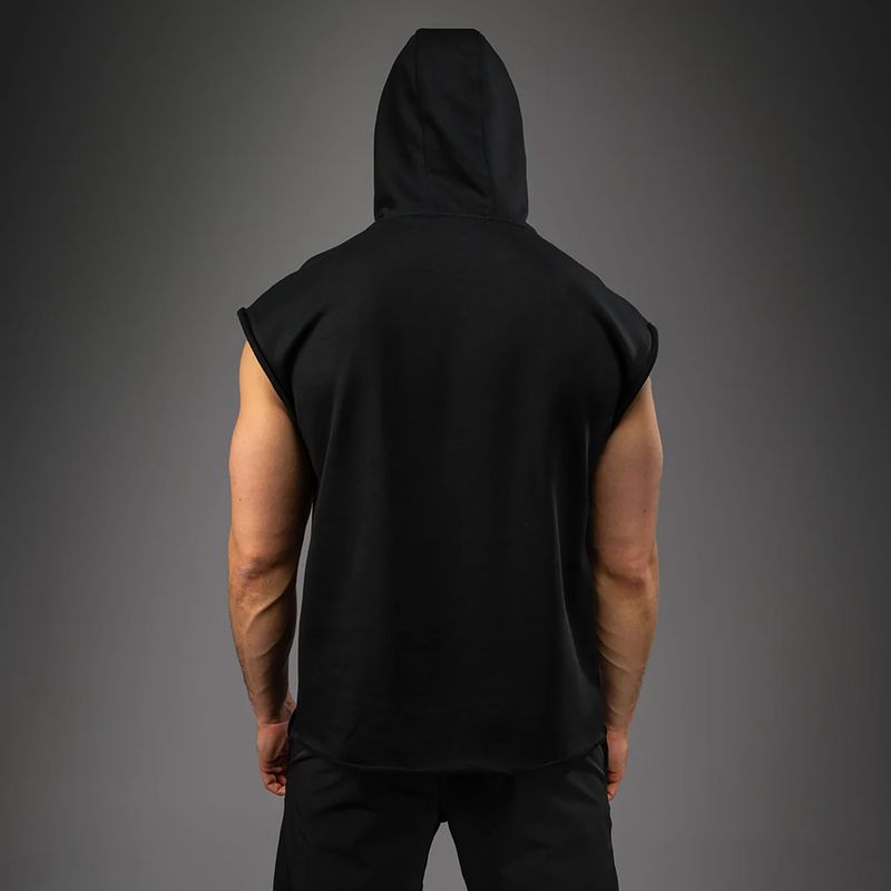 Bluza męska Venum Boxing VT Sleeveless Hoodie black/white 2