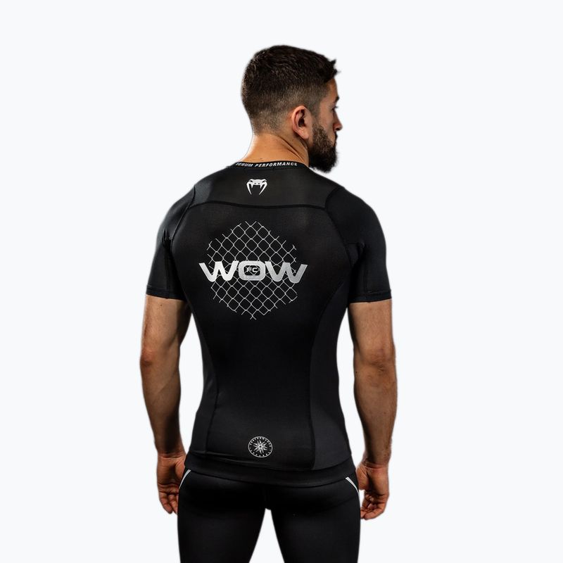 Rashguard męski Venum X WOW FC black/silver grey 6