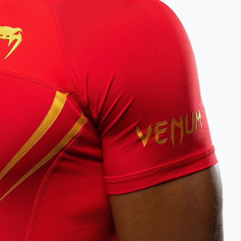 Rashguard męski Venum X WOW FC fury red/gold 8