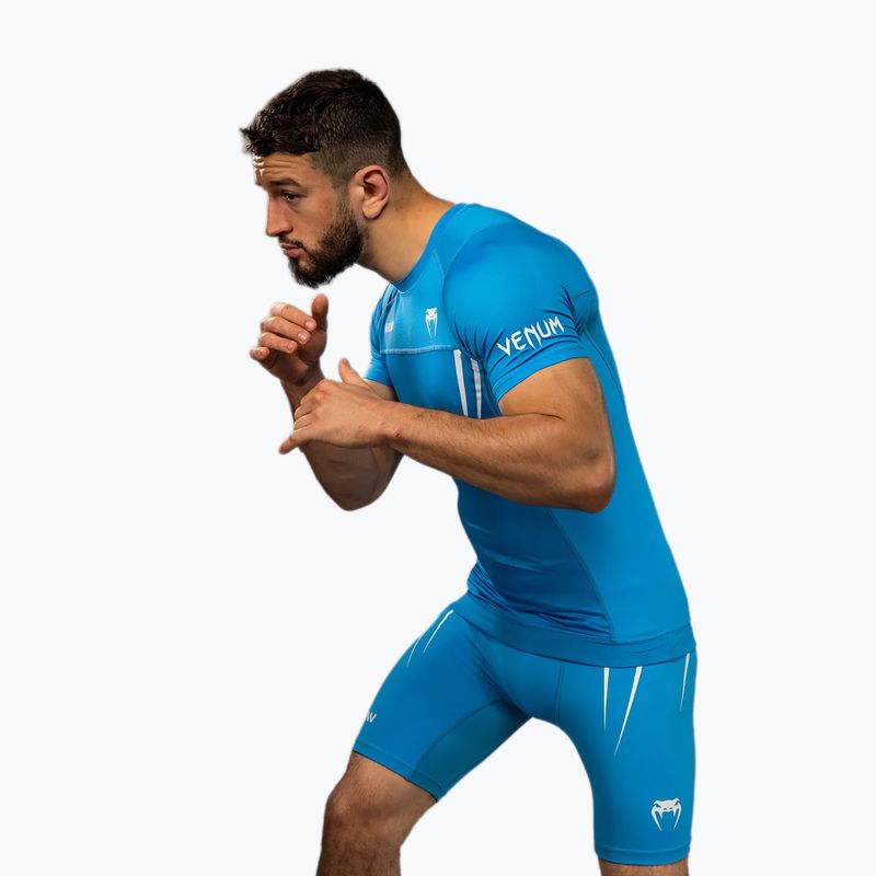 Koszulka treningowa męska Venum X WOW FC Rashguards pacyfic blue 4