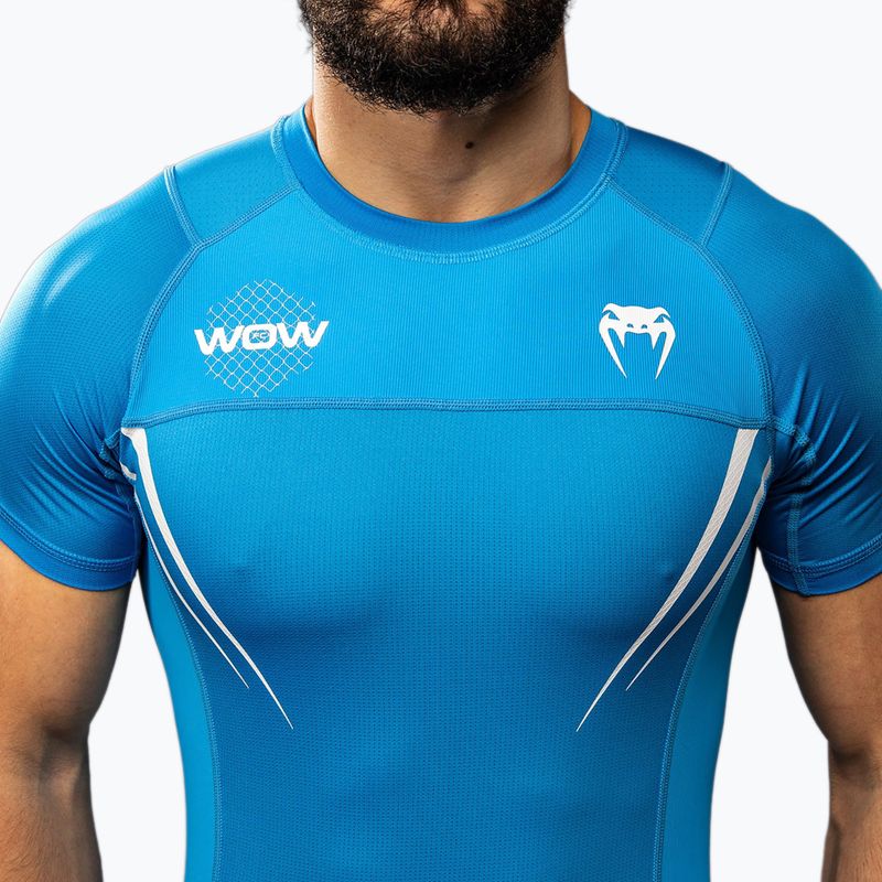 Koszulka treningowa męska Venum X WOW FC Rashguards pacyfic blue 5