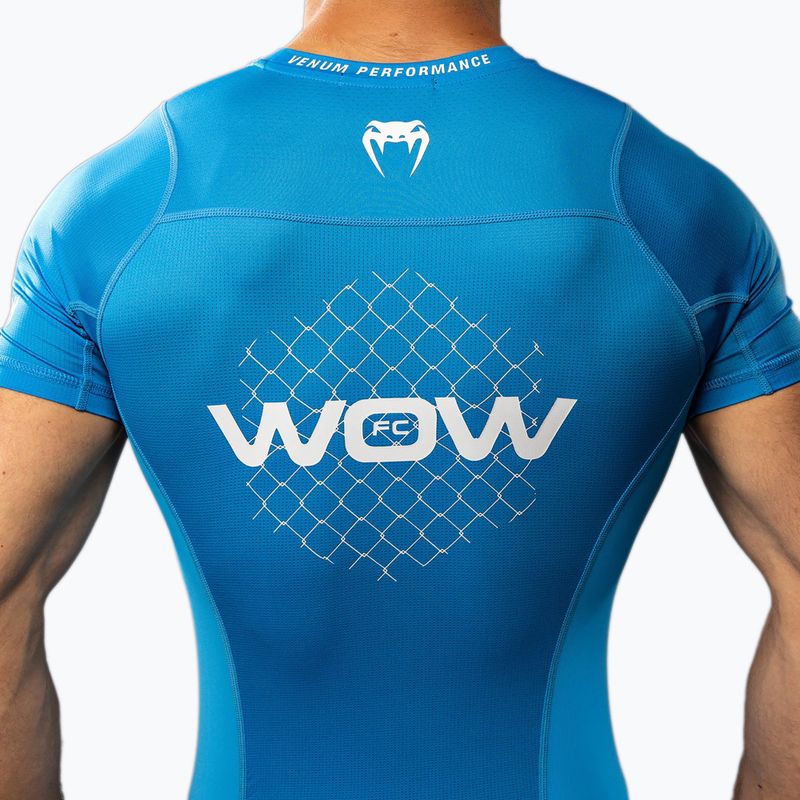 Koszulka treningowa męska Venum X WOW FC Rashguards pacyfic blue 6