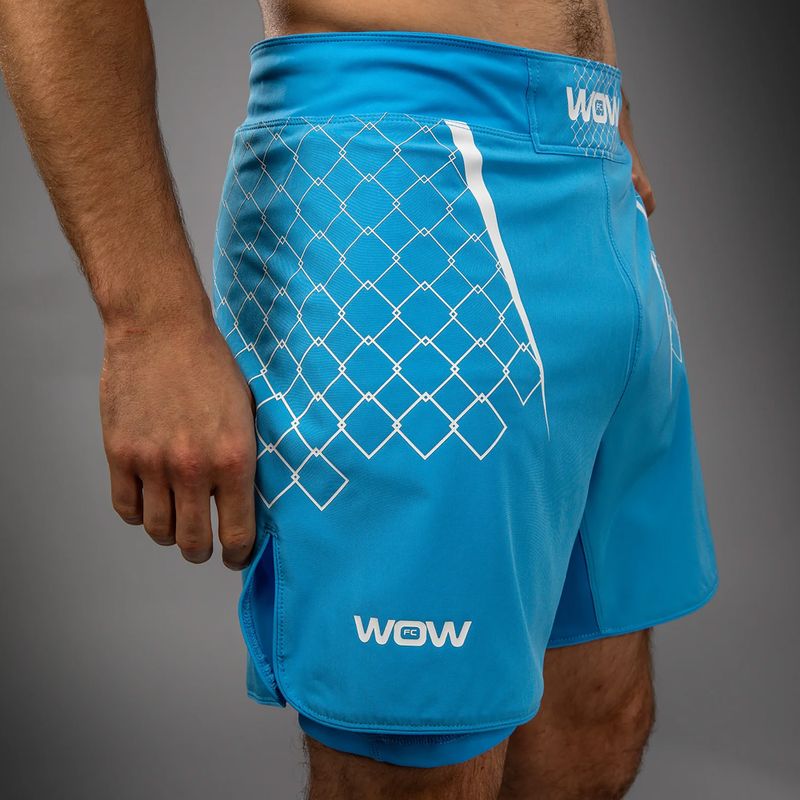 Spodenki treningowe męskie Venum X WOW FC fury pacyfic blue 6
