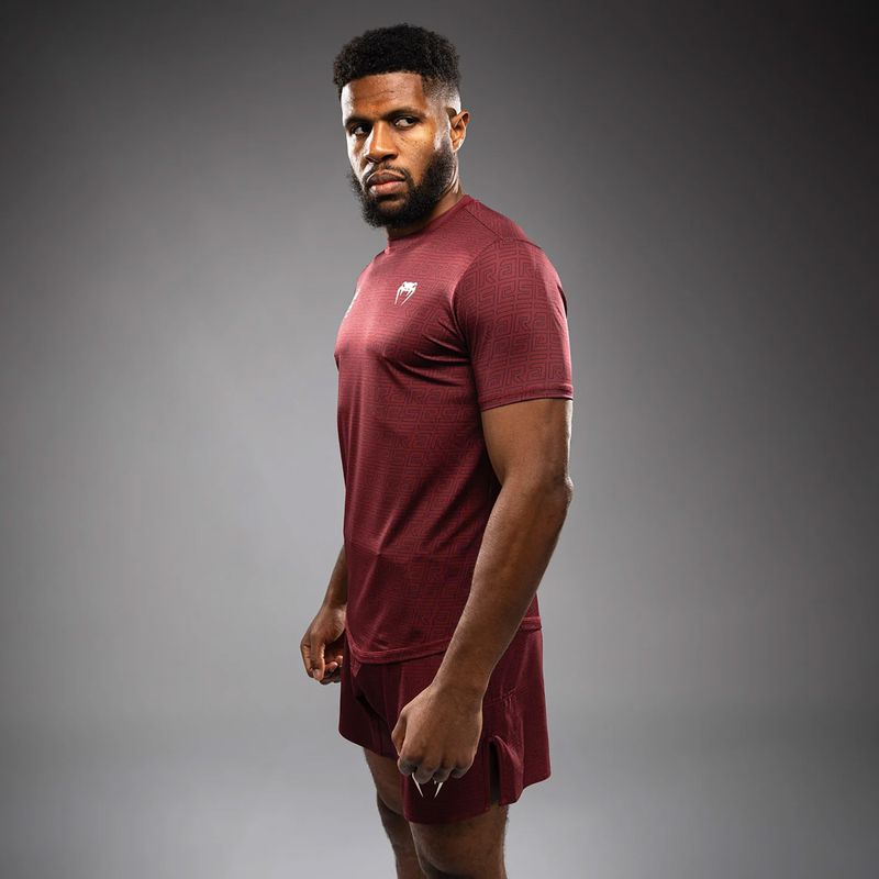 Koszulka treningowa męska Venum X Ares 2.0 Dry Tech burgundy 5
