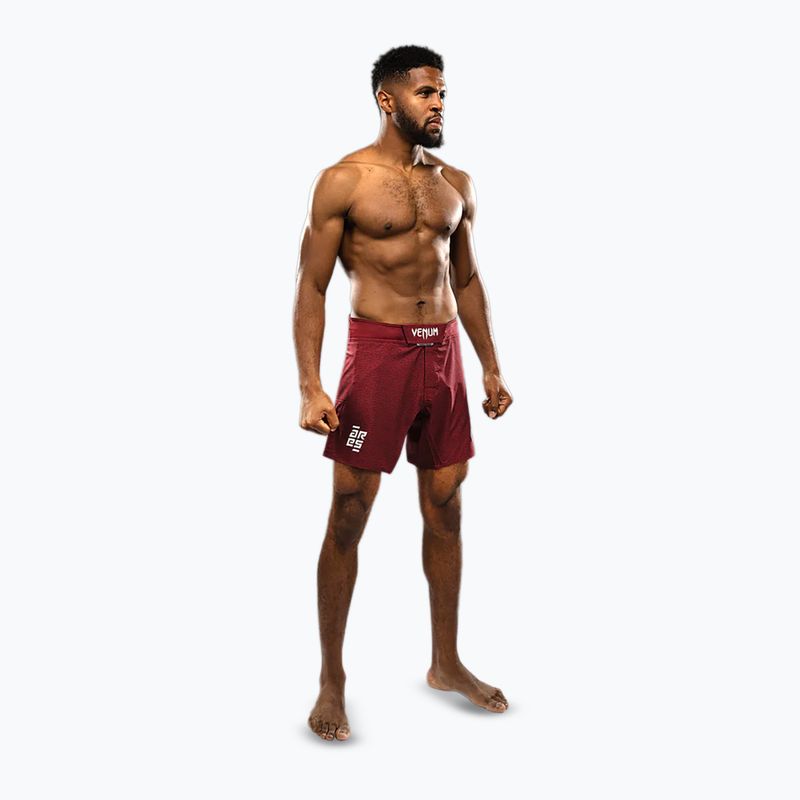 Spodenki treningowe męskie Venum X Ares 2.0 burgundy 2