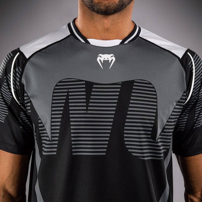Koszulka męska Venum Adrenaline Dry-tech black/silver grey 5