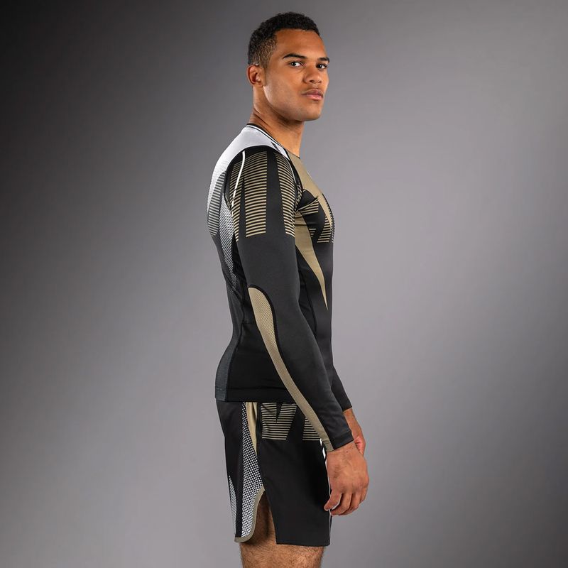 Rashguard longsleeve męski Venum Adrenaline Rashguard black/sand 4
