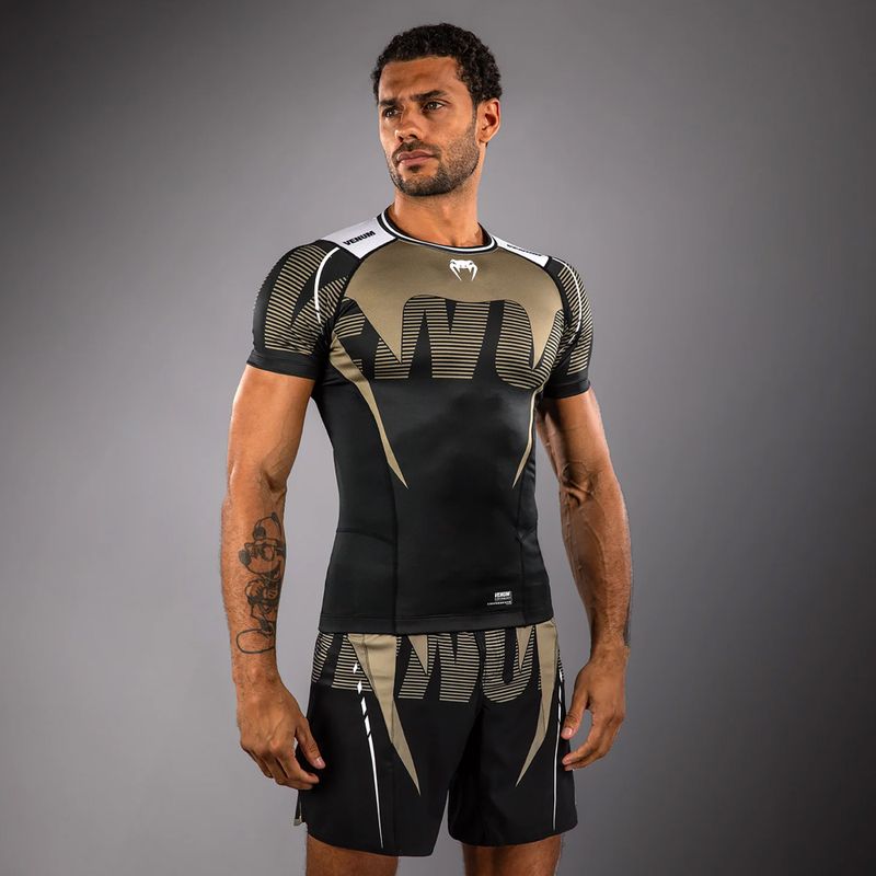 Rashguard męski Venum Adrenaline Rashguard black/sand 4