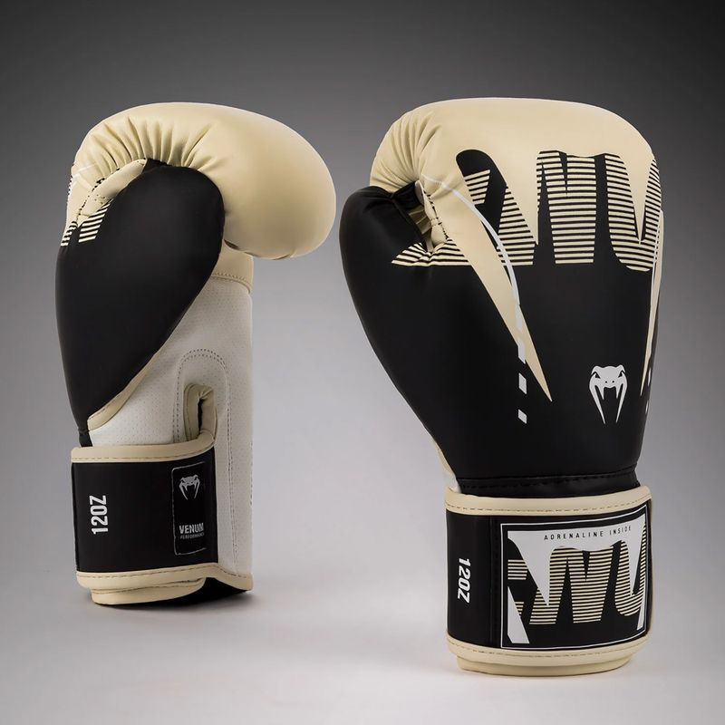 Rękawice bokserskie Venum Adrenaline Boxing black/ivory 2