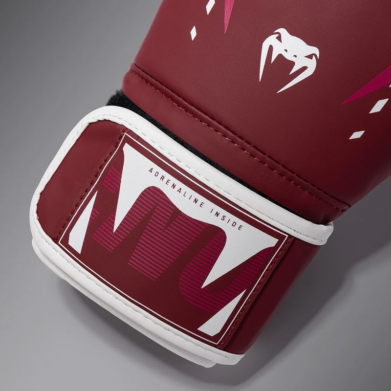 Rękawice bokserskie Venum Adrenaline Boxing burgundy/pink 4