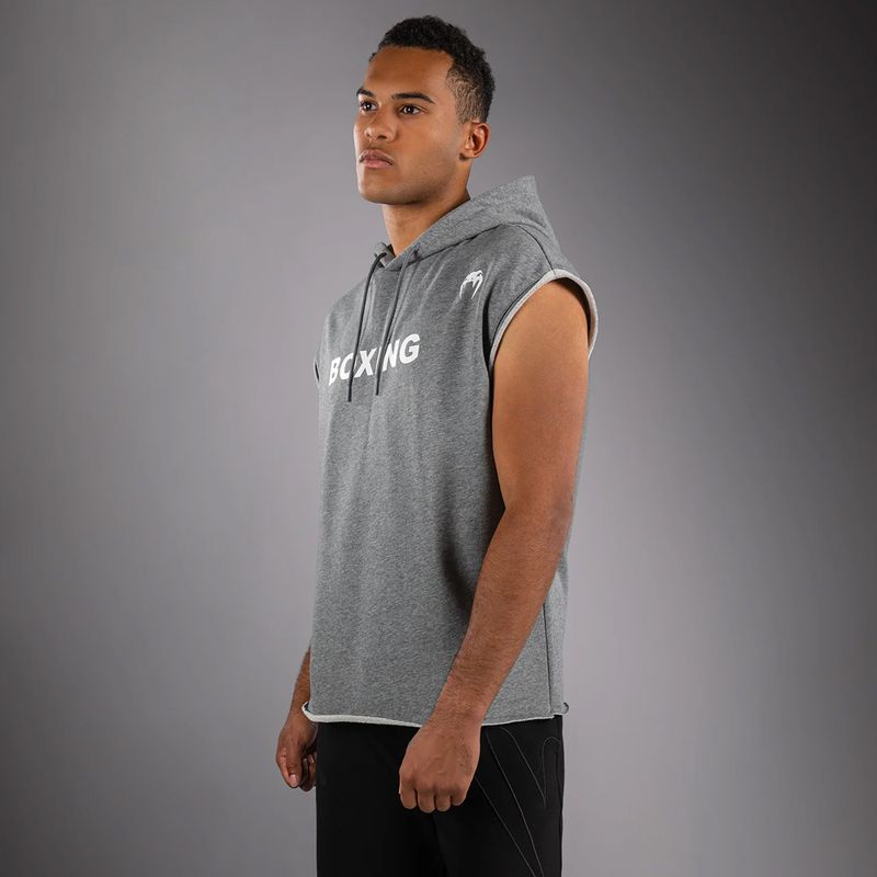 Bluza męska Venum Boxing VT Sleeveless Hoodie heather grey 3
