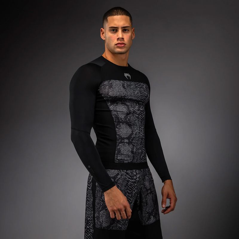 Rashguard longsleeve męski Venum G-Fit Scales Rashguard black/charcoal grey 3