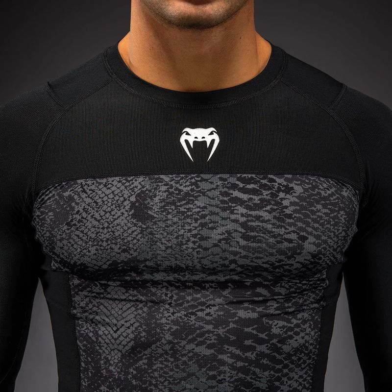 Rashguard longsleeve męski Venum G-Fit Scales Rashguard black/charcoal grey 4